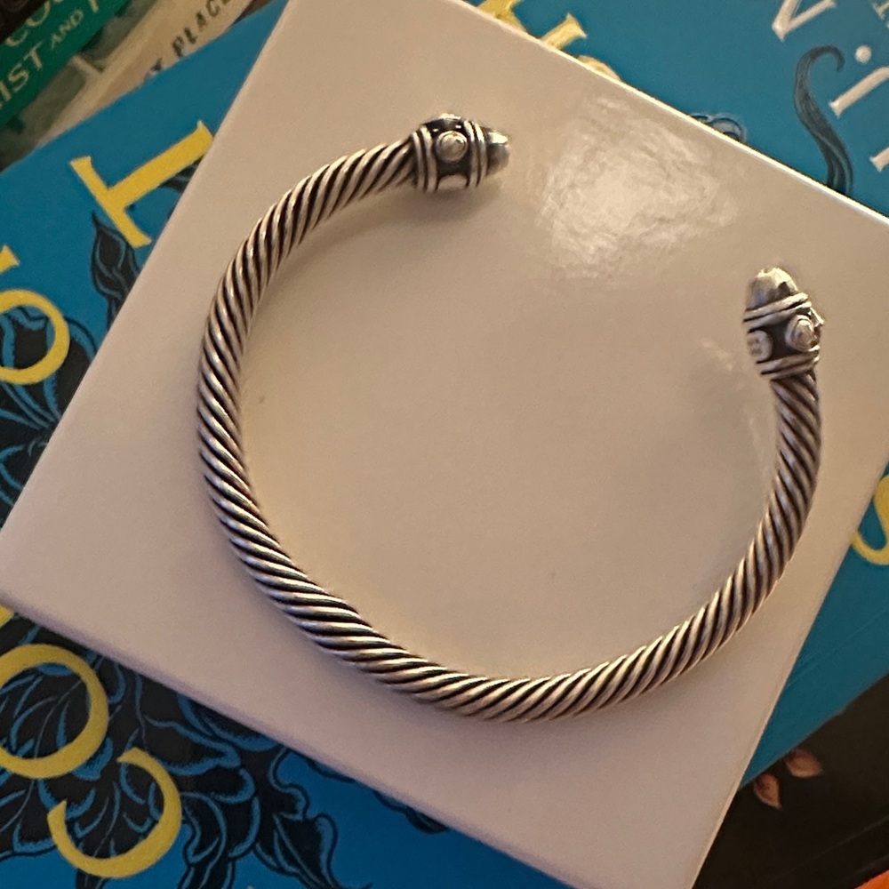 David Yurman Silver Twisted Bracelet